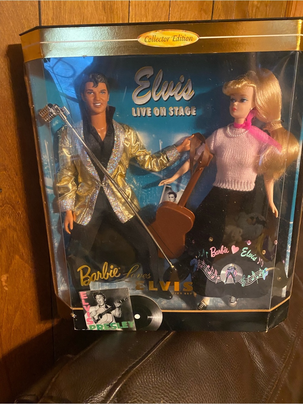 Barbie Elvis Collector Set in Gold, Pink, Black